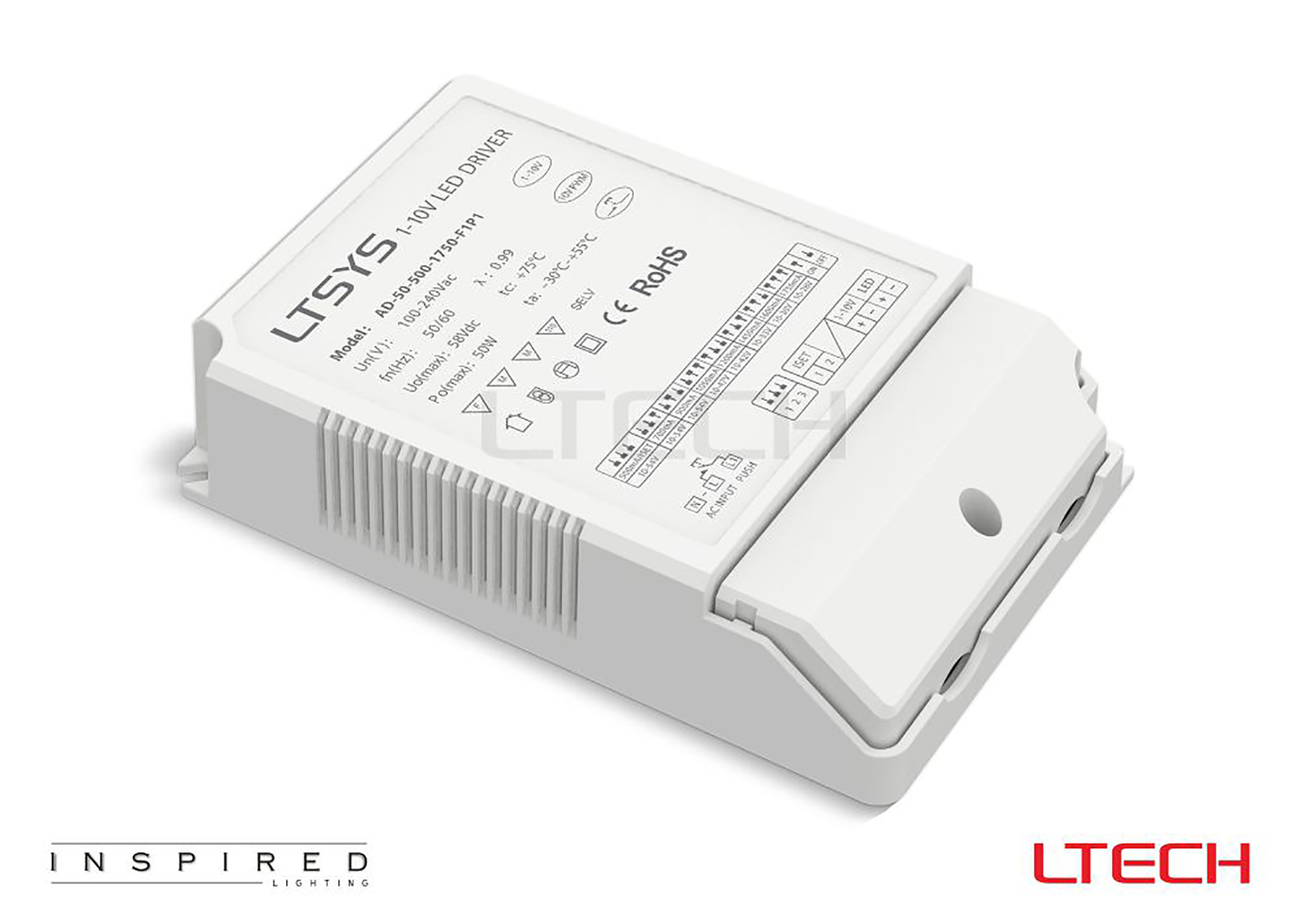 1-10V Constant Current Drivers LTECH 1-10V Driver 1-10V Constant Current Drivers LTECH 1-10V Driver